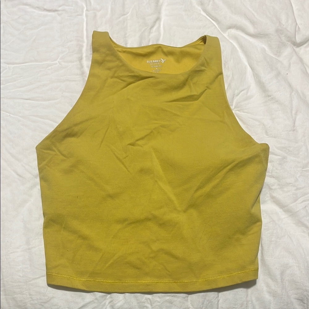 Mustard Yellow Sleeveless Top